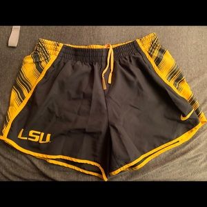 LSU nike shorts
